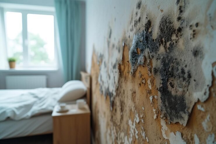mold in bedroom walls